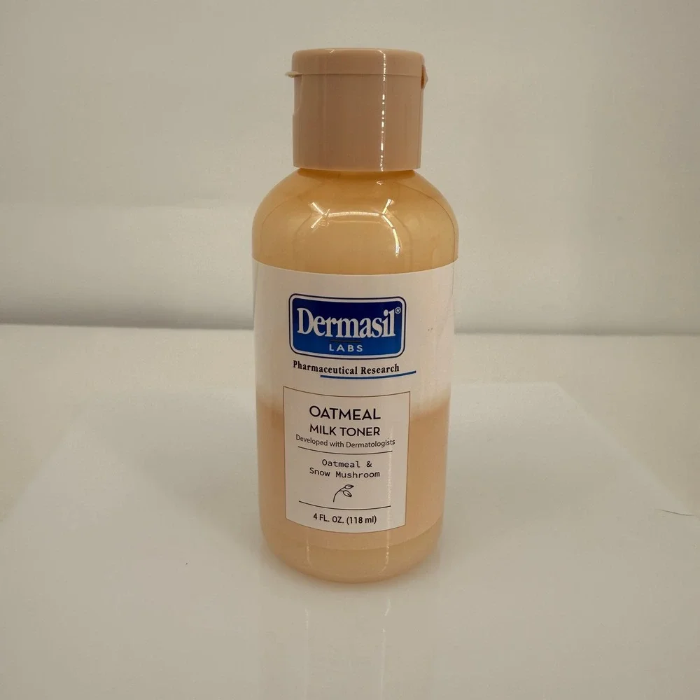 Dermasil Labs Oatmeal Milk Toner 4 fl oz Soothing Snow Mushroom Hydrating Face